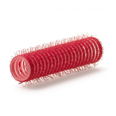 EFALOCK natáčky do vlasov samolepiace 12 ks - červené 13 mm