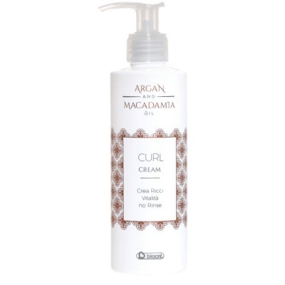 BIACRÉ Argan and Macadamia Oil krém na skučeravenie vlasov 200 ml