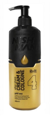NISHMAN After Shave Cologne Cream Gold One 400 ml