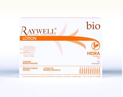 RAYWELL BIO hydratačné sérum na suché vlasy 10x10 ml