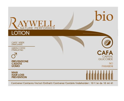 RAYWELL BIO sérum proti vypadávaniu vlasov pre mužov 10x10 ml