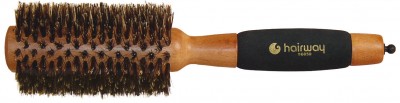 HAIRWAY kefa na vlasy okrúhla 29x60 mm, diviačie štetiny
