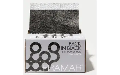 FRAMAR Back In Black alu-fólia so špeciálnym povrchom 500 listov šírka 13 cm x dĺžka 28 cm
