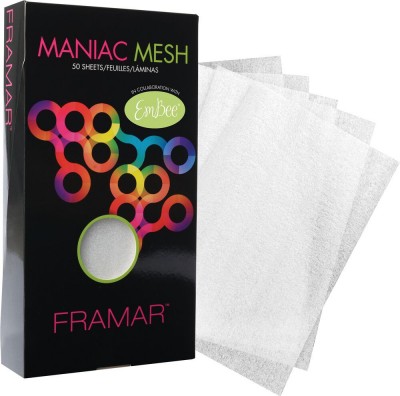 FRAMAR Maniac Mesh opakovane použitelná transparentná fólia na bayalage 50ks 15x28cm