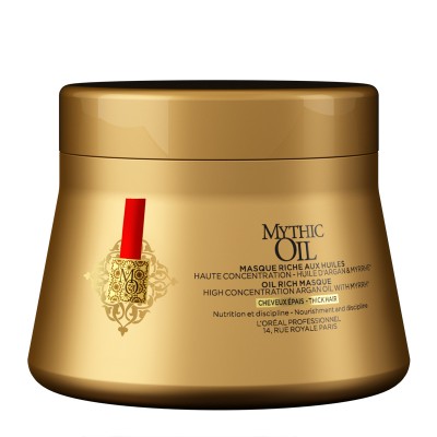 L'ORÉAL PROFESSIONNEL Mythic Oil maska na hrubé vlasy 200 ml