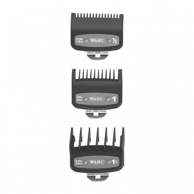 WAHL 3354 prémiové násadce č. 1/2 - 1 - 1 1/2 pre WAHL - 1,5 / 3 / 4,5 mm