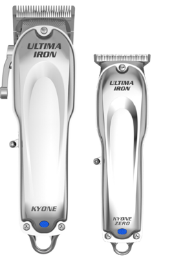 AKCIA - KYONE UC Iron Ultima clipper + KYONE UZ Ultima Iron Zero trimmer
