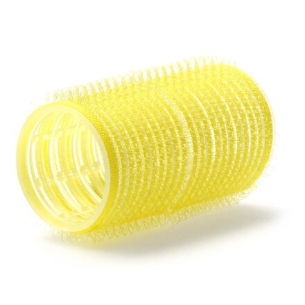 EFALOCK natáčky do vlasov samolepiace 12 ks - žlté 32 mm 
