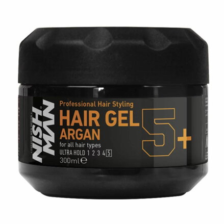 NISHMAN Hair Styling Gel Ultra Hold Argan 300 ml