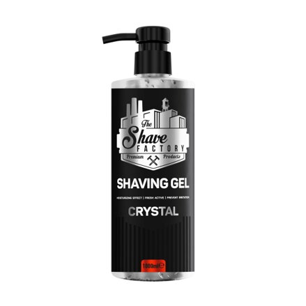 THE SHAVE FACTORY Shaving Gel Crystal 1000 ml