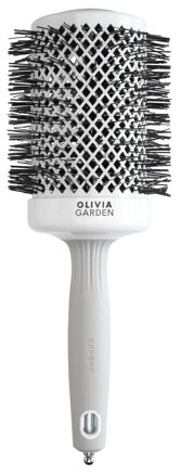 OLIVIA GARDEN Expert BlowOut Shine White&Gray kefa na vlasy 65 mm