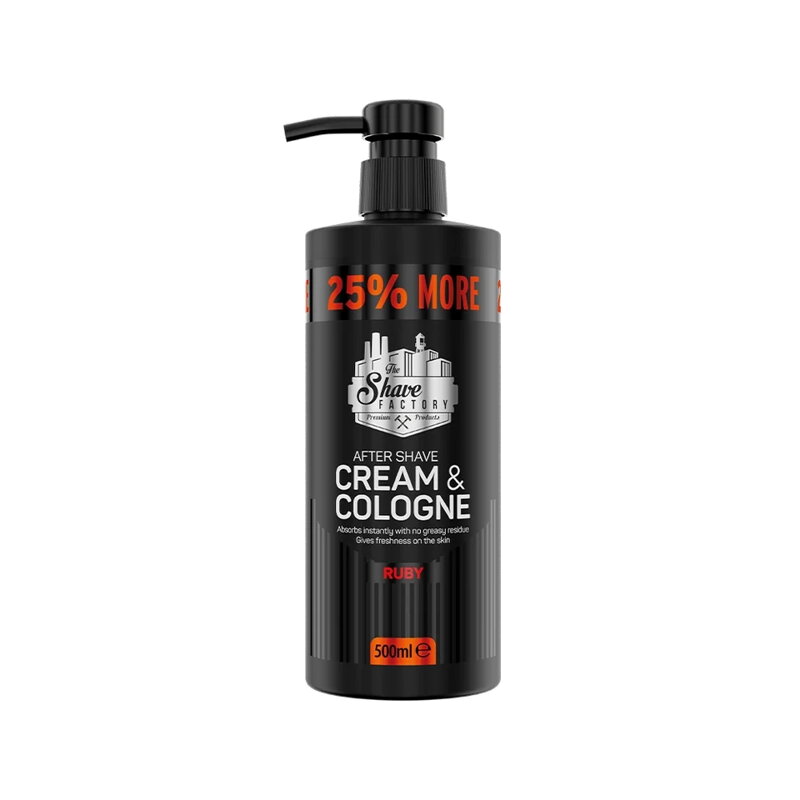 THE SHAVE FACTORY Cream &amp; Cologne Ruby 2in1 500 ml
