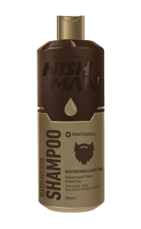 NISHMAN Beard & Mustache Care Shampoo 200 ml NISHMAN Beard & Mustache Care Shampoo 200 ml