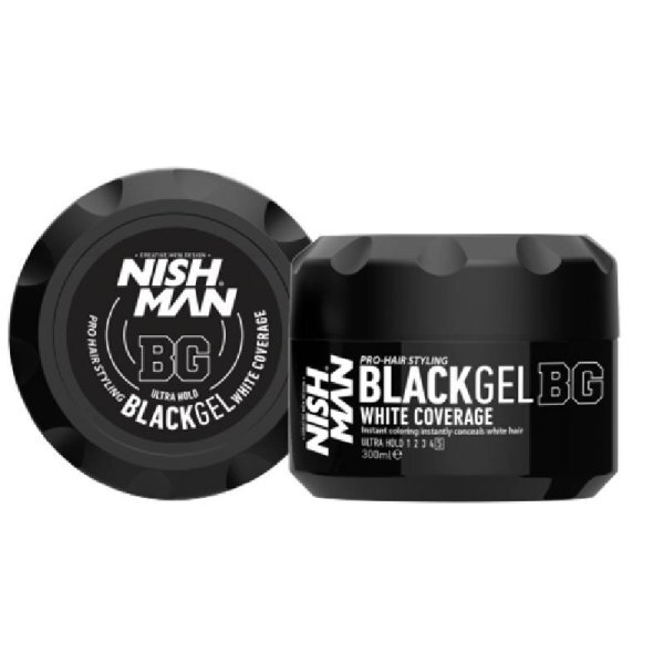 NISHMAN Black Gel White Coverage 300 ml NISHMAN Black Gel White Coverage 300 ml