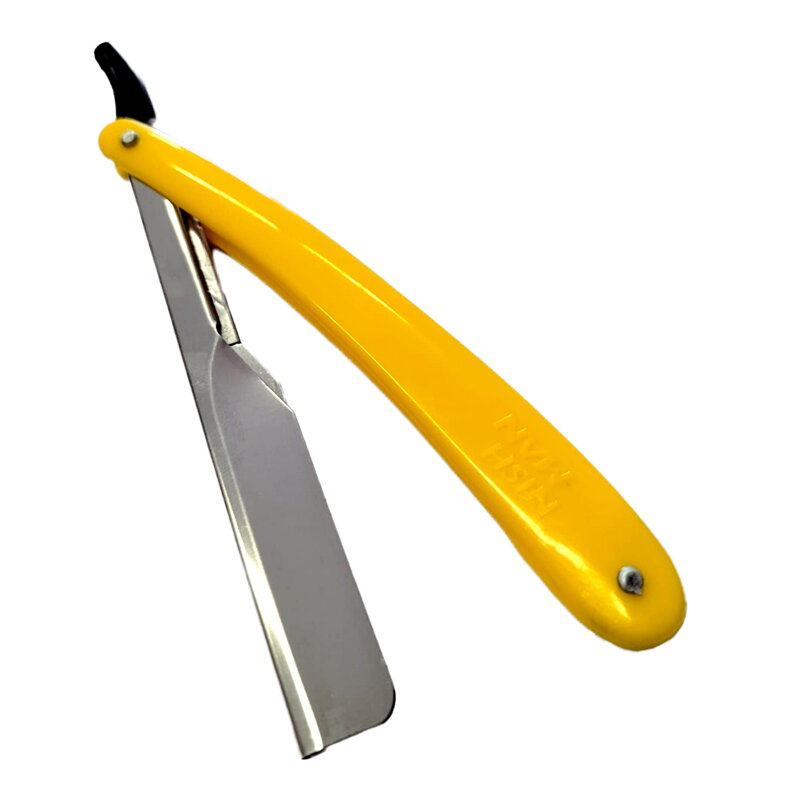 NISHMAN Easy Use Straight Shaving Razor Yellow NISHMAN Easy Use Straight Shaving Razor Yellow