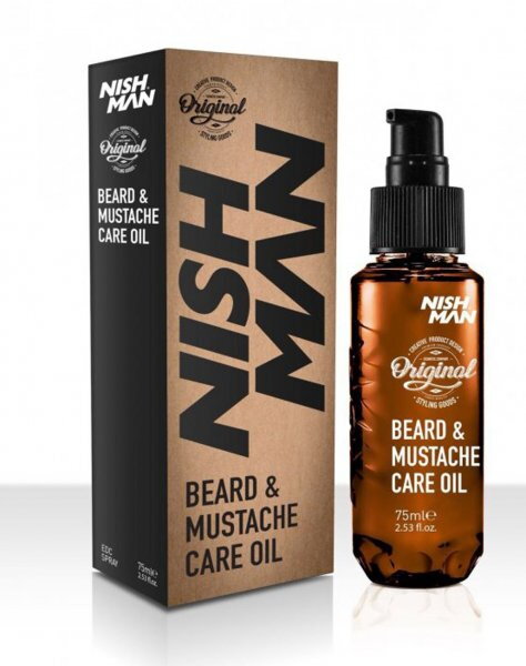 NISHMAN Beard &amp; Mustache Care Oil 75ml