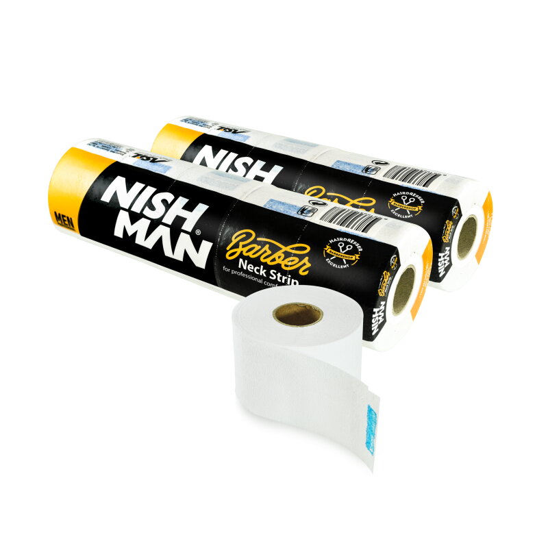 NISHMAN Neck Strip papier na ochranu krku 5x 100 ks biely