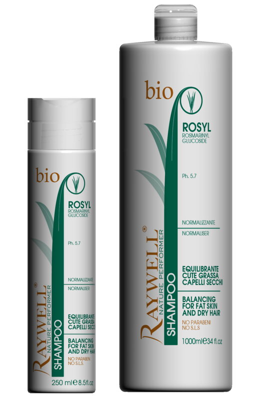 RAYWELL BIO šampón na mastnú pokožku hlavy a suché vlasy 250 ml RAYWELL BIO šampón na mastnú pokožku hlavy a suché vlasy 250 ml