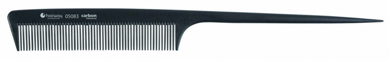 HAIRWAY karbónový hrebeň na vlasy štilka plastová - 22,5 cm HAIRWAY karbónový hrebeň na vlasy štilka plastová - 22,5 cm