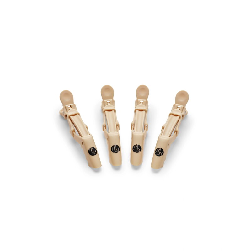 MY štipce Jawclip Dessert Beige 4 ks - dĺžka 9 / 11,5 cm