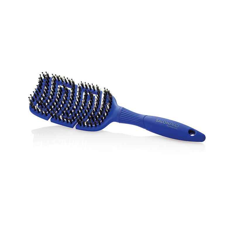 SALON PRO Xylo-Flex kefa na vlasy masážna Blue