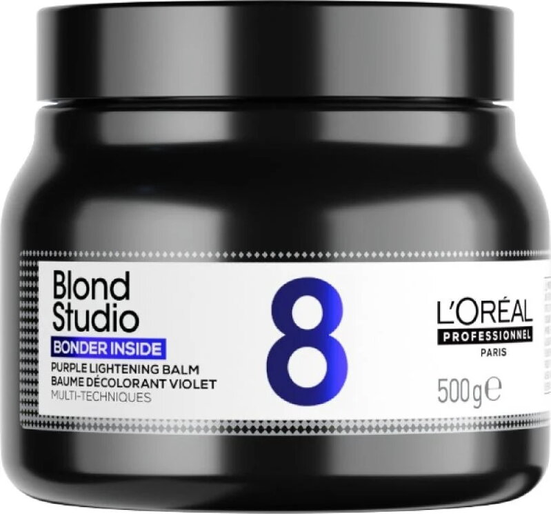 L'ORÉAL Blond Studio 8 Purple Lightening Balm Bonder Inside - 500 g L'ORÉAL Blond Studio 8 Purple Lightening Balm Bonder Inside - 500 g