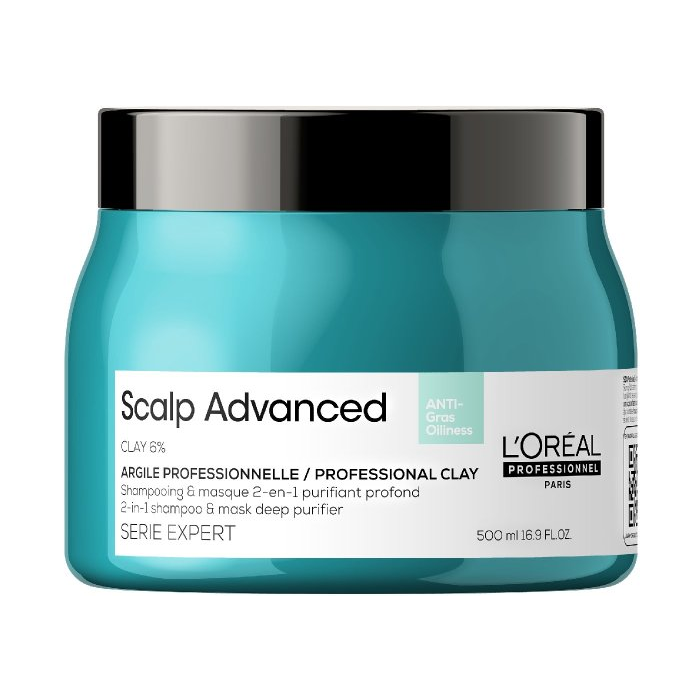 L&#039;ORÉAL Expert Scalp Advanced Anti-Oiliness Clay 2v1 500 ml