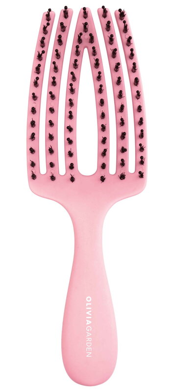 OLIVIA GARDEN Finger Brush Pink vlasy masážna 6-radová kabelková veľkosť OLIVIA GARDEN Finger Brush Pink vlasy masážna 6-radová kabelková veľkosť