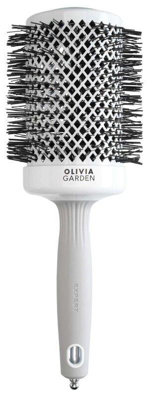 OLIVIA GARDEN Expert BlowOut Shine White&amp;Gray kefa na vlasy 65 mm