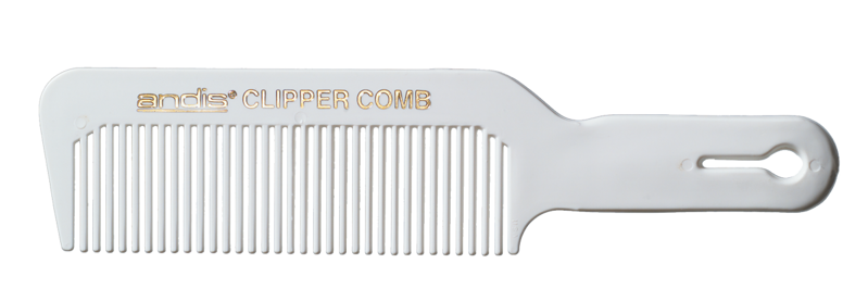 ANDIS 12499 Clipper Comb hrebeň na strojčekové strihanie biely 22 cm