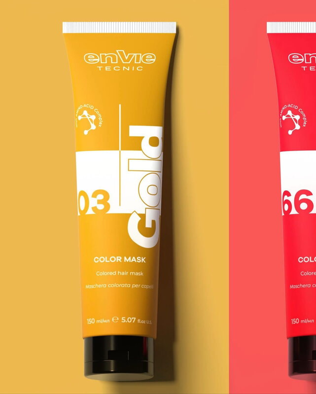 ENVIE Color Mask farebná maska na vlasy Gold 03 - 150 ml