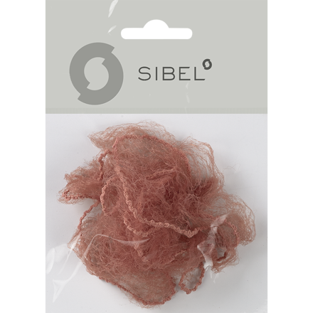 SIBEL sieťka na drdol s elastickým okrajom, svetlá hnedá 2 ks