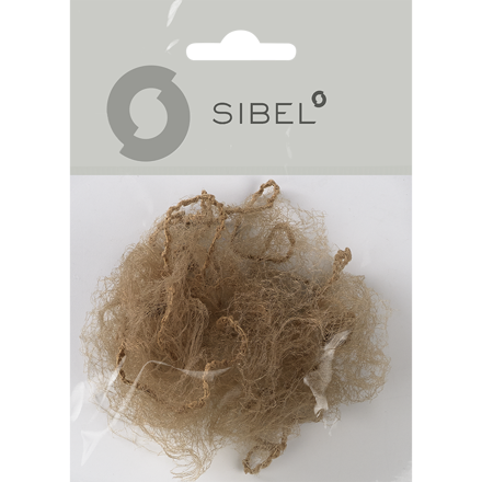 SIBEL sieťka na drdol s elastickým okrajom, tmavá blond 2 ks