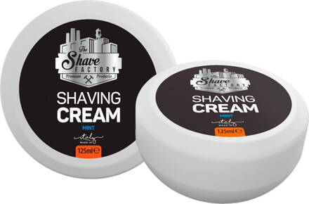 THE SHAVE FACTORY Shaving Cream Mint 125 ml