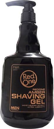 RED ONE shaving gel transparentný &quot;amber&quot; 1000 ml 