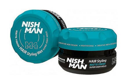NISHMAN M4 Matte Finish Super High Hold Wax 100 ml NISHMAN M4 Matte Finish Super High Hold Wax 100 ml