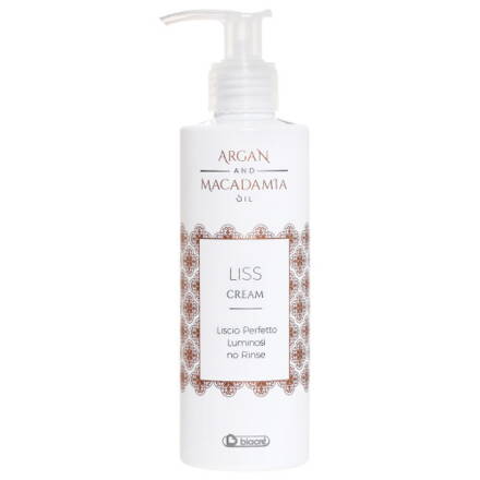 BIACRÉ Argan and Macadamia Oil vyhladzujúci krém na vlasy 200 ml