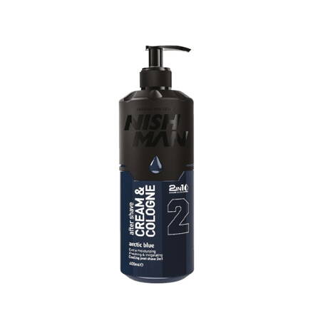NISHMAN After Shave Cologne Cream Arctic Blue 400 ml