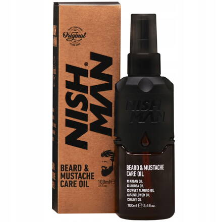 NISHMAN Beard & Mustache Care Oil 100ml