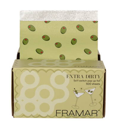 FRAMAR Extra Dirty alu-fólia so špeciálnym povrchom 500 listov šírka 13 cm x dĺžka 28 cm