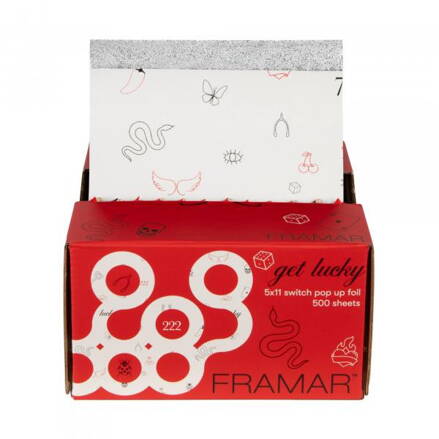 FRAMAR Get Lucky alu-fólia so špeciálnym povrchom 500 listov šírka 13 cm x dĺžka 28 cm