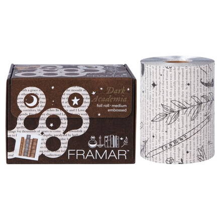 FRAMAR Dark Academia alu-fólia so špeciálnym povrchom šírka 12,7 cm x dĺžka 97,5 m