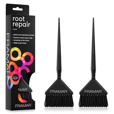 FRAMAR Root Repair set 2 ks štetec na farbenie vlasov čierny šírka 7 cm