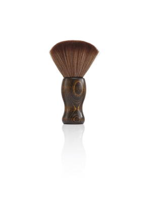 THE BARBER oprašovák Vintage Wood drevená rúčka