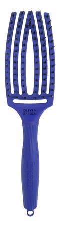 OLIVIA GARDEN Finger Brush Blue Jeans kefa na vlasy masážna 6-radová stredná 