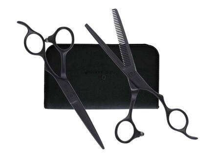OLIVIA GARDEN Silk Cut Pro Matt Black Set 5,75&quot; + 6,35&quot; kadernícke nožnice