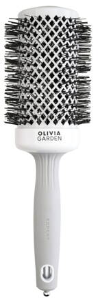 OLIVIA GARDEN 55 mm Expert BlowOut Shine White&Gray kefa na vlasy