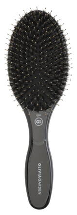OLIVIA GARDEN Expert Care Oval kefa na vlasy oválna diviak / nylon čierna