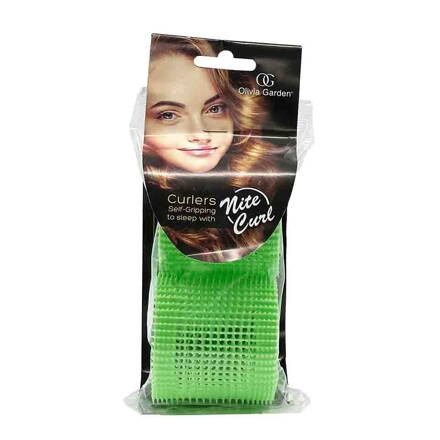 OLIVIA GARDEN  Nite Curl Light Green 65 mm - 2 ks