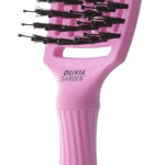 OLIVIA GARDEN Finger Brush Think Pink Tokyo kefa na vlasy masážna 6-radová stredná